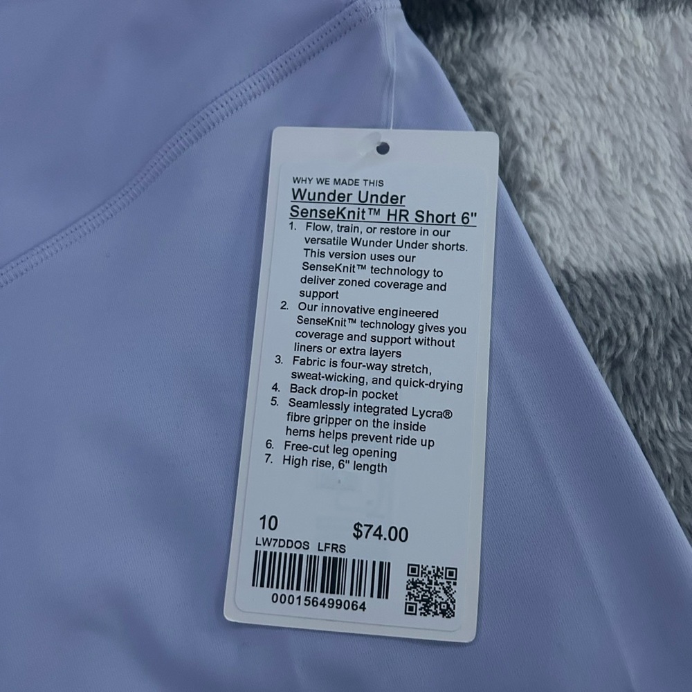 lululemon athletica Women's Light Purple Bike Shorts - Picture 5 of 5